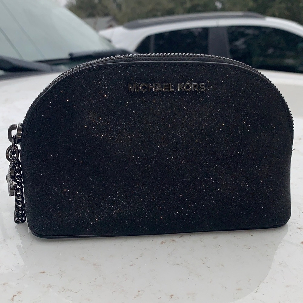 Michael Kors glitter make up bag